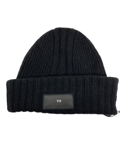 Y-3（ワイスリー）Y-3 (ワイスリー) ニット帽 ブラック サイズ:実寸サイズにてご確認ください。 未使用品の古着・服飾アイテム
