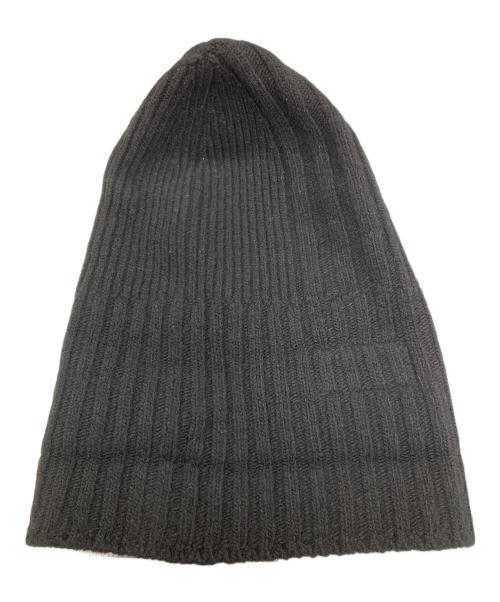 Y-3（ワイスリー）Y-3 (ワイスリー) ニット帽 ブラック サイズ:実寸サイズにてご確認ください。 未使用品の古着・服飾アイテム