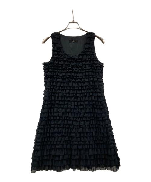 PINK HOUSE（ピンクハウス）PINK HOUSE (ピンクハウス) ノースリーブワンピース ブラック サイズ:実寸サイズにご確認ください。の古着・服飾アイテム