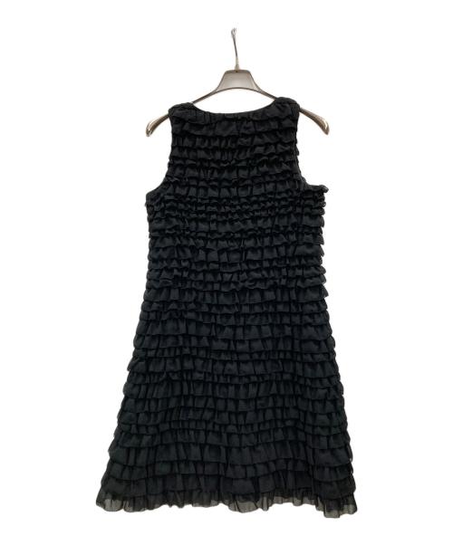 PINK HOUSE（ピンクハウス）PINK HOUSE (ピンクハウス) ノースリーブワンピース ブラック サイズ:実寸サイズにご確認ください。の古着・服飾アイテム