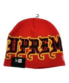 SUPREME×New Era（シュプリーム×ニューエラ）の古着「ニット帽」｜レッド