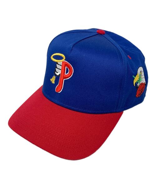 otto（オットー）otto (オットー) キャップ レッド×ブルー サイズ:実寸サイズにてご確認ください。の古着・服飾アイテム