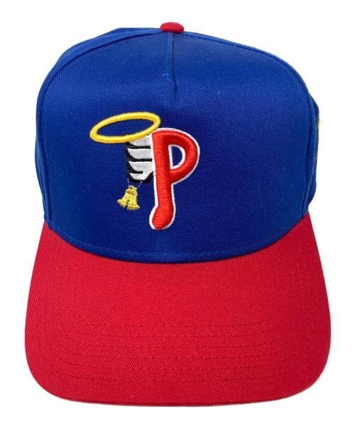 otto（オットー）otto (オットー) キャップ レッド×ブルー サイズ:実寸サイズにてご確認ください。の古着・服飾アイテム