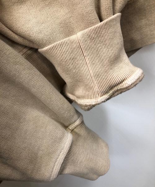 stussy（ステューシー）stussy (ステューシー) ジップパーカー BUANA PIGMENT DYED ZIP HOODIE（ブアナ ピグメント ダイド ジップ フーディ） ベージュ サイズ:MEDIUMの古着・服飾アイテム