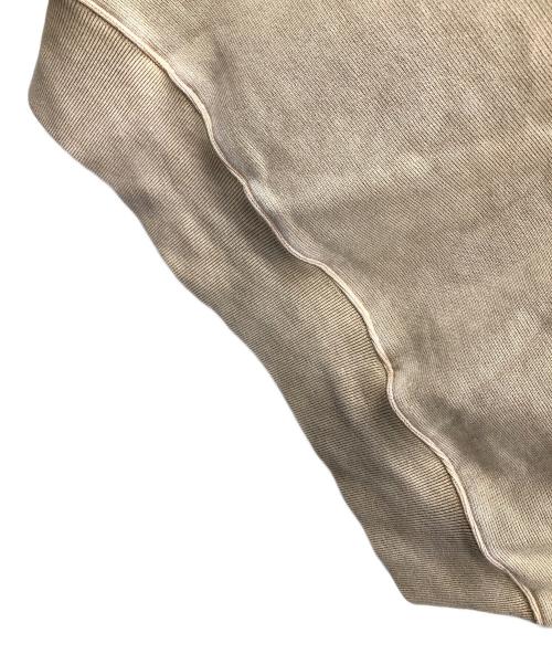 stussy（ステューシー）stussy (ステューシー) ジップパーカー BUANA PIGMENT DYED ZIP HOODIE（ブアナ ピグメント ダイド ジップ フーディ） ベージュ サイズ:MEDIUMの古着・服飾アイテム