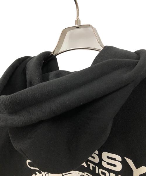 stussy（ステューシー）stussy (ステューシー) プルオーバーパーカー DRAGON HOODIE（ドラゴン フーディ） ブラック サイズ:Sの古着・服飾アイテム