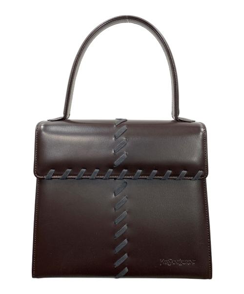 Yves Saint Laurent（イヴサンローラン）Yves Saint Laurent (イヴサンローラン) ハンドバッグ ブラウン サイズ:実寸サイズにてご確認ください。の古着・服飾アイテム
