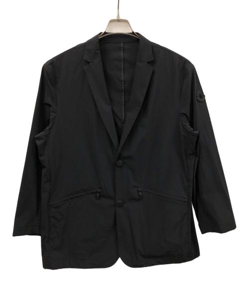 MONCLER（モンクレール）MONCLER (モンクレール) ナイロンテーラードジャケット VERET GIUBBOTTO（ヴェレット ジュボット） ブラック サイズ:4の古着・服飾アイテム