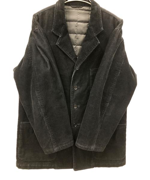 YOHJI YAMAMOTO（ヨウジヤマモト）YOHJI YAMAMOTO (ヨウジヤマモト) D'URBAN A.A.R (ダーバンアール) 中綿コーデュロイジャケット ブラック サイズ:Mの古着・服飾アイテム