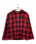 C.A.B.CLOTHING（キャブクロージング）の古着「フーデッドジャケット チェック柄」｜レッド×ブラック