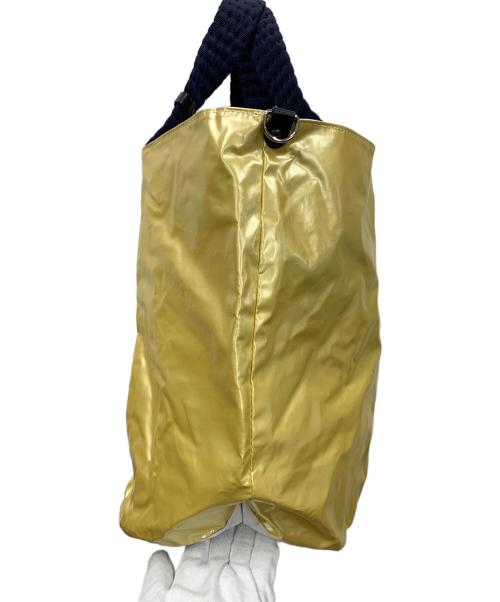 HUMAN WOMAN（ヒューマンウーマン）HUMAN WOMAN (ヒューマンウーマン) トートバッグ イエロー サイズ:実寸サイズにてご確認ください。の古着・服飾アイテム