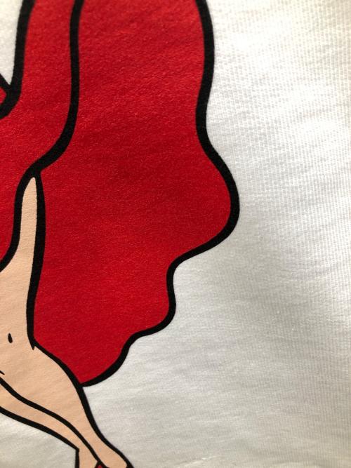 GOD SELECTION XXX（ゴッドセレクショントリプルエックス）GOD SELECTION XXX (ゴッドセレクショントリプルエックス) スウェット BETTY BOOP CREW NECK SHIRT（ベティ ブープ クルーネック シャツ) ホワイト サイズ:XL 未使用品の古着・服飾アイテム