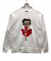GOD SELECTION XXX（ゴッドセレクショントリプルエックス）の古着「スウェット BETTY BOOP CREW NECK SHIRT（ベティ ブープ クルーネック シャツ)」｜ホワイト