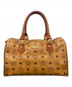 MCMエムシーエム）の古着「ミニボストンバッグ」｜キャラメル