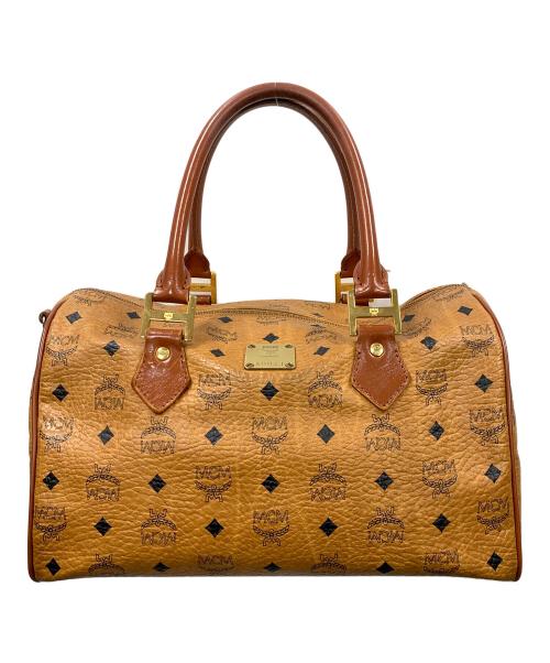 MCM（エムシーエム）MCM (エムシーエム) ミニボストンバッグ キャラメル サイズ:実寸サイズにてご確認ください。の古着・服飾アイテム