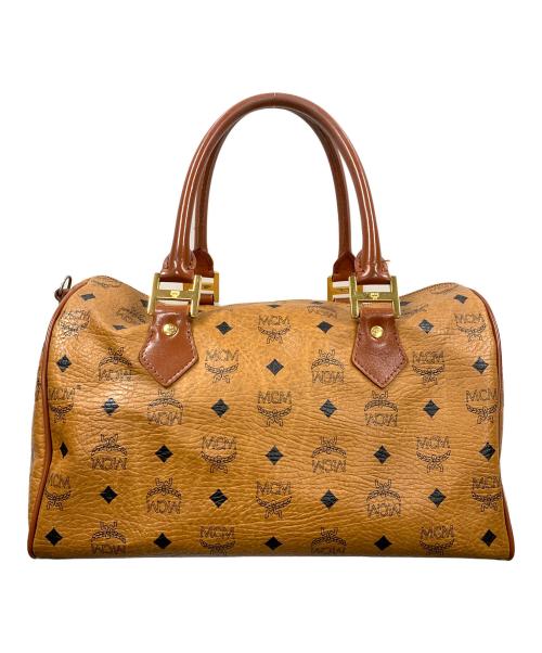 MCM（エムシーエム）MCM (エムシーエム) ミニボストンバッグ キャラメル サイズ:実寸サイズにてご確認ください。の古着・服飾アイテム