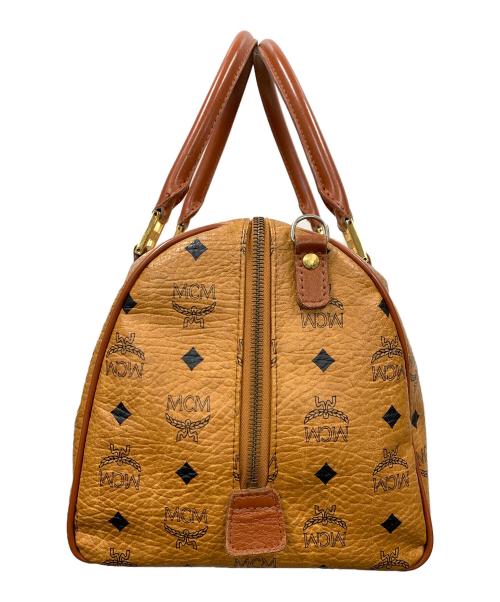 MCM（エムシーエム）MCM (エムシーエム) ミニボストンバッグ キャラメル サイズ:実寸サイズにてご確認ください。の古着・服飾アイテム