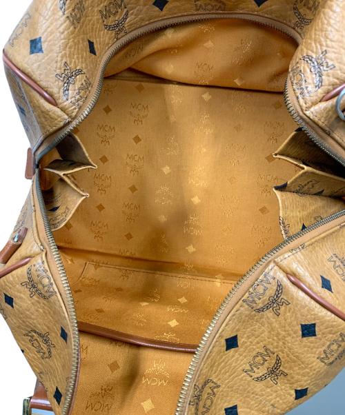 MCM（エムシーエム）MCM (エムシーエム) ミニボストンバッグ キャラメル サイズ:実寸サイズにてご確認ください。の古着・服飾アイテム