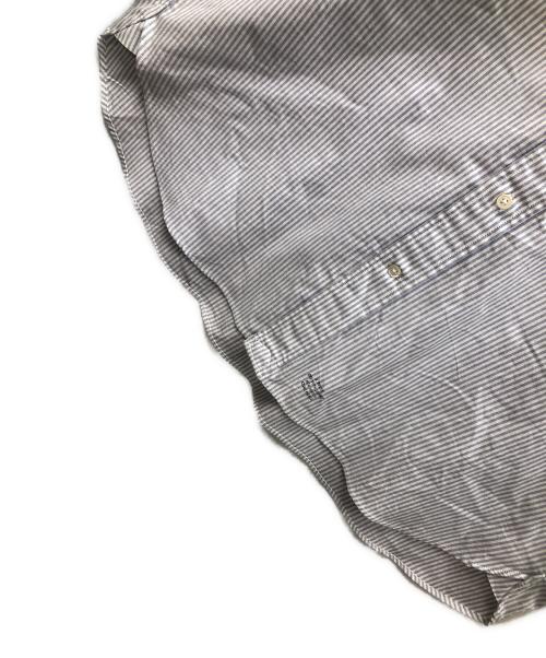 J.PRESS（ジェイプレス）J.PRESS オックスフォードシャツ GRFFITI B.D. OXFORD STRIPE SHIRT/BAGGY FIT（グラフィティ ボタンダウン オックスフォード ストライプ シャツ/バギー フィット） ブルー×ホワイト サイズ:Sの古着・服飾アイテム