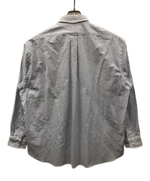 J.PRESS（ジェイプレス）J.PRESS オックスフォードシャツ GRFFITI B.D. OXFORD STRIPE SHIRT/BAGGY FIT（グラフィティ ボタンダウン オックスフォード ストライプ シャツ/バギー フィット） ブルー×ホワイト サイズ:Sの古着・服飾アイテム