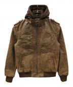 FLAVORフレーバ）の古着「ボマージャケット」｜ブラウン