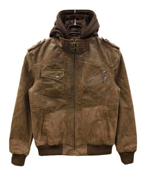 FLAVOR（フレーバ）FLAVOR (フレーバ) ボマージャケット ブラウン サイズ:US/CAN:Sの古着・服飾アイテム