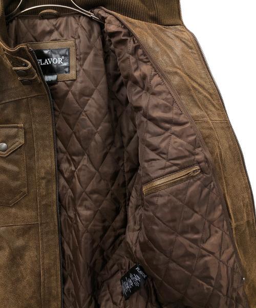 FLAVOR（フレーバ）FLAVOR (フレーバ) ボマージャケット ブラウン サイズ:US/CAN:Sの古着・服飾アイテム