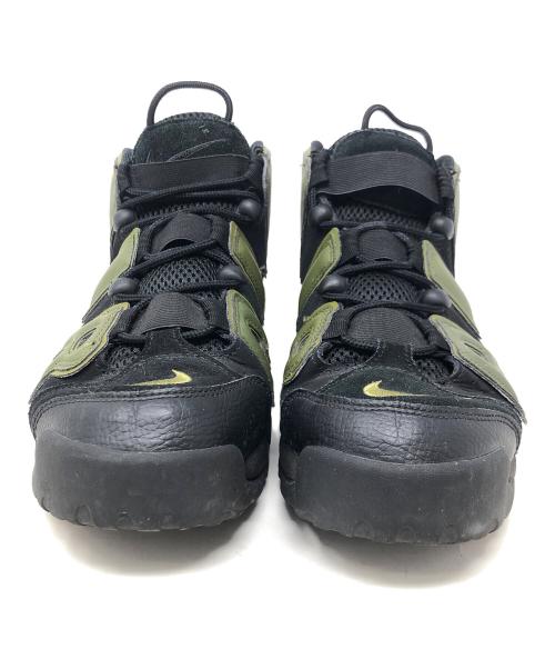 NIKE（ナイキ）NIKE (ナイキ) スニーカー AIR MORE UPTEMPO 96(ナイキ エア モアアップテンポ 96) ブラック×オリーブ サイズ:27.5cmの古着・服飾アイテム