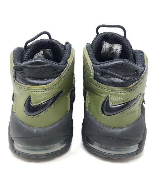 NIKE（ナイキ）NIKE (ナイキ) スニーカー AIR MORE UPTEMPO 96(ナイキ エア モアアップテンポ 96) ブラック×オリーブ サイズ:27.5cmの古着・服飾アイテム
