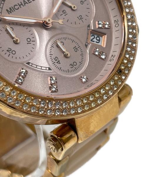 MICHAEL KORS（マイケルコース）MICHAEL KORS (マイケルコース) 腕時計 ローズゴールド ピンクアセテート ウォッチ クォーツ  サイズ:実寸サイズにてご確認ください。の古着・服飾アイテム
