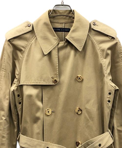 RALPH LAUREN（ラルフローレン）RALPH LAUREN (ラルフローレン) トレンチコート ベージュ サイズ:Sの古着・服飾アイテム