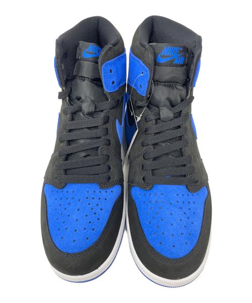 NIKE（ナイキ）NIKE (ナイキ) ハイカットスニーカー Air Jordan 1 Retro High OG（エアジョーダン1 レトロ ハイ OG） ブルー×ブラック サイズ:28cm 未使用品の古着・服飾アイテム