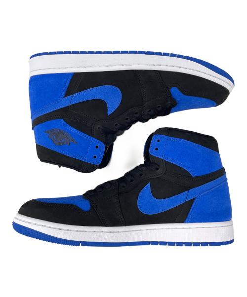 NIKE（ナイキ）NIKE (ナイキ) ハイカットスニーカー Air Jordan 1 Retro High OG（エアジョーダン1 レトロ ハイ OG） ブルー×ブラック サイズ:28cm 未使用品の古着・服飾アイテム