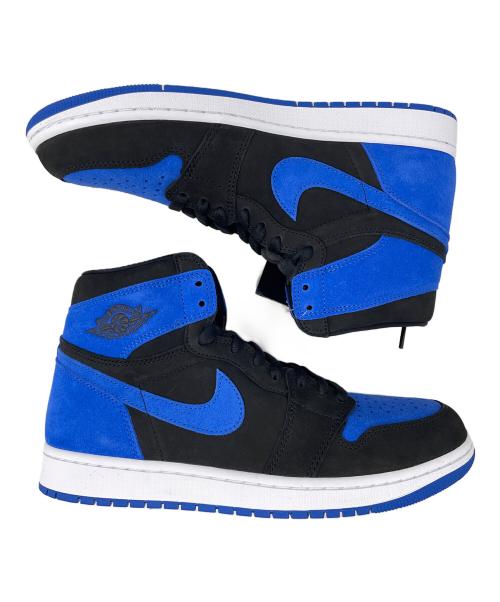 NIKE（ナイキ）NIKE (ナイキ) ハイカットスニーカー Air Jordan 1 Retro High OG（エアジョーダン1 レトロ ハイ OG） ブルー×ブラック サイズ:28cm 未使用品の古着・服飾アイテム