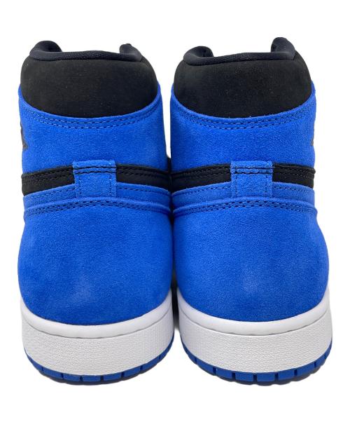 NIKE（ナイキ）NIKE (ナイキ) ハイカットスニーカー Air Jordan 1 Retro High OG（エアジョーダン1 レトロ ハイ OG） ブルー×ブラック サイズ:28cm 未使用品の古着・服飾アイテム