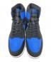 NIKE (ナイキ) ハイカットスニーカー Air Jordan 1 Retro High OG（エアジョーダン1 レトロ ハイ OG） ブルー×ブラック サイズ:28cm 未使用品：11000円