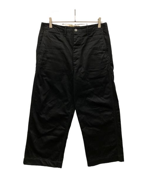 BUZZ RICKSON'S（バズリクソンズ）BUZZ RICKSON'S william gibson ワークパンツ Type BLACK CHINO 1942 MODEL（タイプ ブラック チノ 1942 モデル） ブラック サイズ:WAIST34 INSEAM35の古着・服飾アイテム