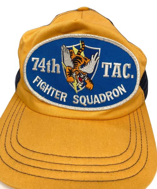 BUZZ RICKSON'S（バズリクソンズ）BUZZ RICKSON'S (バズリクソンズ) メッシュキャップ flying tiger（フライングタイガー） イエロー×ネイビー サイズ:実寸サイズにご確認ください。の古着・服飾アイテム