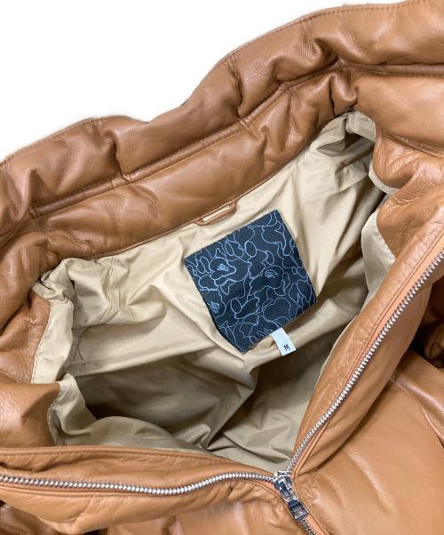 A BATHING APE（ア ベイシング エイプ）A BATHING APE (ア ベイシング エイプ) ダウンジャケット ブラウン サイズ:Mの古着・服飾アイテム