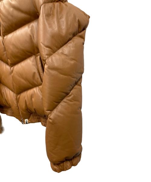 A BATHING APE（ア ベイシング エイプ）A BATHING APE (ア ベイシング エイプ) ダウンジャケット ブラウン サイズ:Mの古着・服飾アイテム