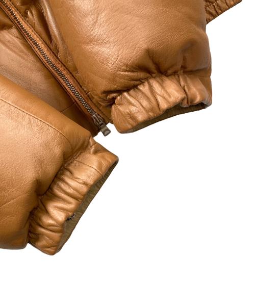 A BATHING APE（ア ベイシング エイプ）A BATHING APE (ア ベイシング エイプ) ダウンジャケット ブラウン サイズ:Mの古着・服飾アイテム