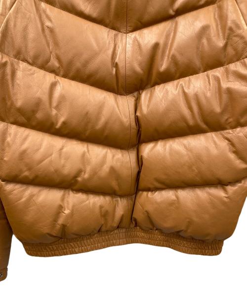 A BATHING APE（ア ベイシング エイプ）A BATHING APE (ア ベイシング エイプ) ダウンジャケット ブラウン サイズ:Mの古着・服飾アイテム