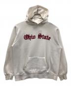 Championチャンピオン）の古着「80s プルオーバーパーカー Ohio State（オハイオ ステート）」｜ホワイト