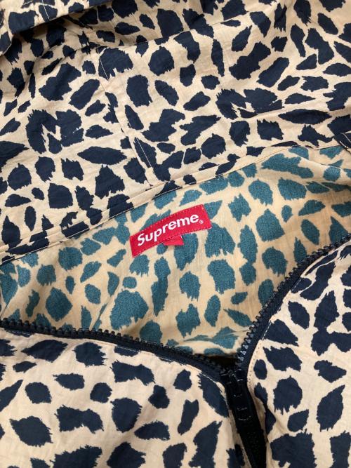 SUPREME（シュプリーム）Supreme (シュプリーム) ナイロンジャケット アニマル柄 ベージュ×ブラック サイズ:Lの古着・服飾アイテム