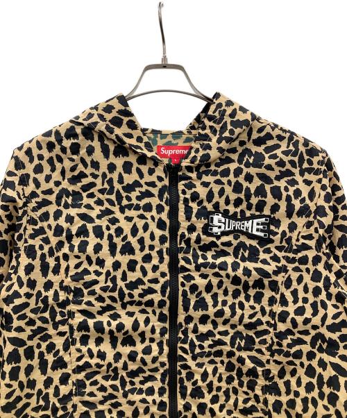 SUPREME（シュプリーム）Supreme (シュプリーム) ナイロンジャケット アニマル柄 ベージュ×ブラック サイズ:Lの古着・服飾アイテム