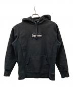 SUPREMEシュプリーム）の古着「パーカー　Box Logo Hoodie Black（ボックスロゴフーディブラック）」｜ブラック