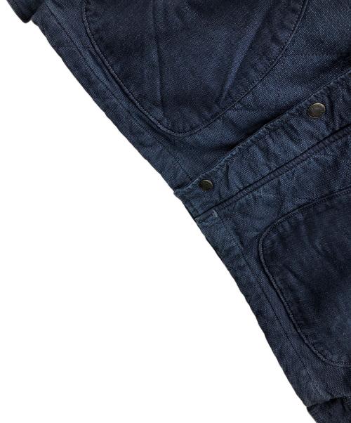 FAHERTY BRAND（ファリティブランド）FAHERTY BRAND (ファリティブランド) キルティングジャケット QUILTED BARN COAT（キルテッド バーン コート） インディゴ サイズ:Mの古着・服飾アイテム