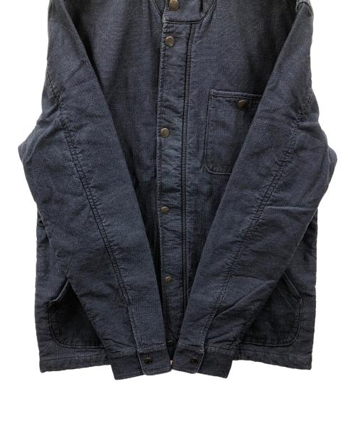 FAHERTY BRAND（ファリティブランド）FAHERTY BRAND (ファリティブランド) キルティングジャケット QUILTED BARN COAT（キルテッド バーン コート） インディゴ サイズ:Mの古着・服飾アイテム