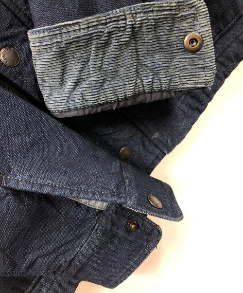FAHERTY BRAND（ファリティブランド）FAHERTY BRAND (ファリティブランド) キルティングジャケット QUILTED BARN COAT（キルテッド バーン コート） インディゴ サイズ:Mの古着・服飾アイテム