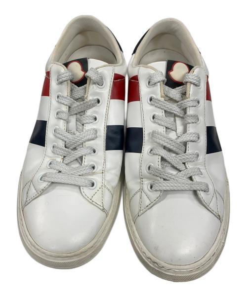 MONCLER（モンクレール）MONCLER (モンクレール) モナコローカットスニーカー ホワイト系 サイズ:41の古着・服飾アイテム